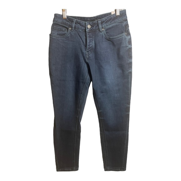 prAna Buxton Slim Boyfriend Fit Jeans in Deep Blue Size 0 (Waist 25) NWT - Picture 4 of 12